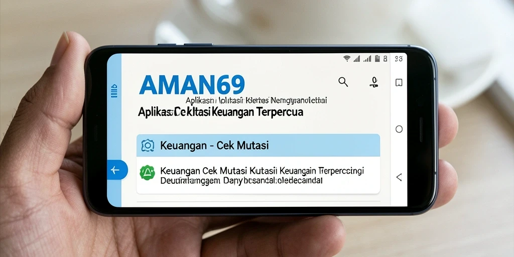 Tampilan antarmuka aplikasi AMAN69 yang ramah pengguna untuk Cek Mutasi.