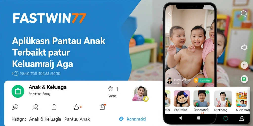 Tampilan antarmuka aplikasi Pantau Anak FASTWIN77 yang intuitif dan mudah digunakan.
