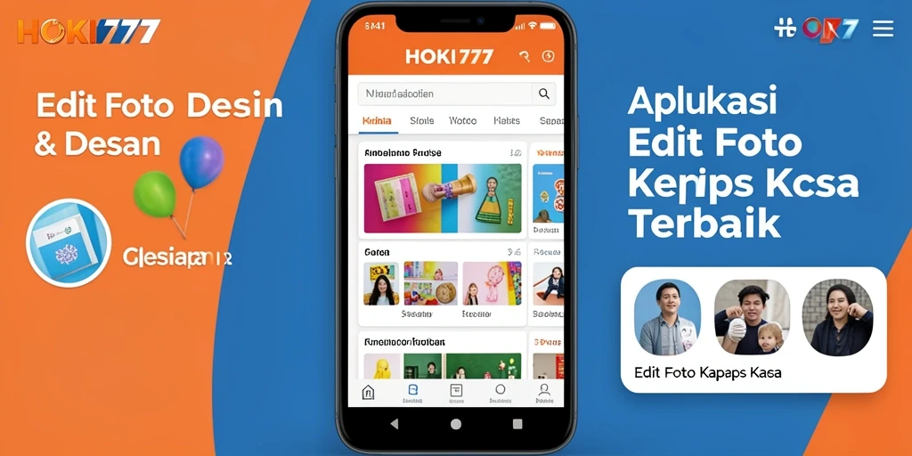 Tampilan antarmuka HOKI777 dengan fitur Edit Foto Kertas Kaca yang menarik.