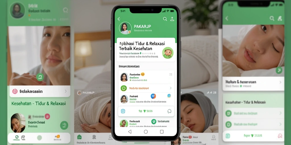 Antarmuka PAKARJP yang menenangkan untuk tidur dan relaksasi.